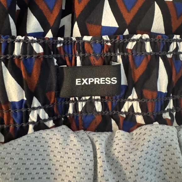 Express Swim Trunks Geometric Print Size XL - Picture 7 of 11